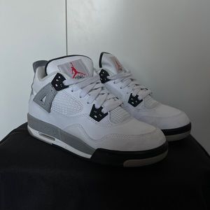 Nike Air Jordan 4 Retro OG GS White/Cement